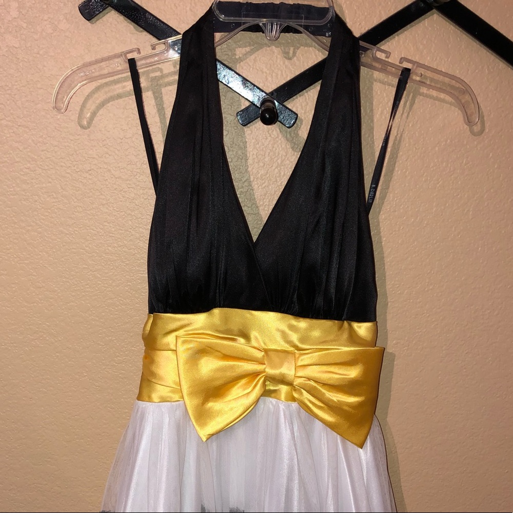 Special occasion halter top dress